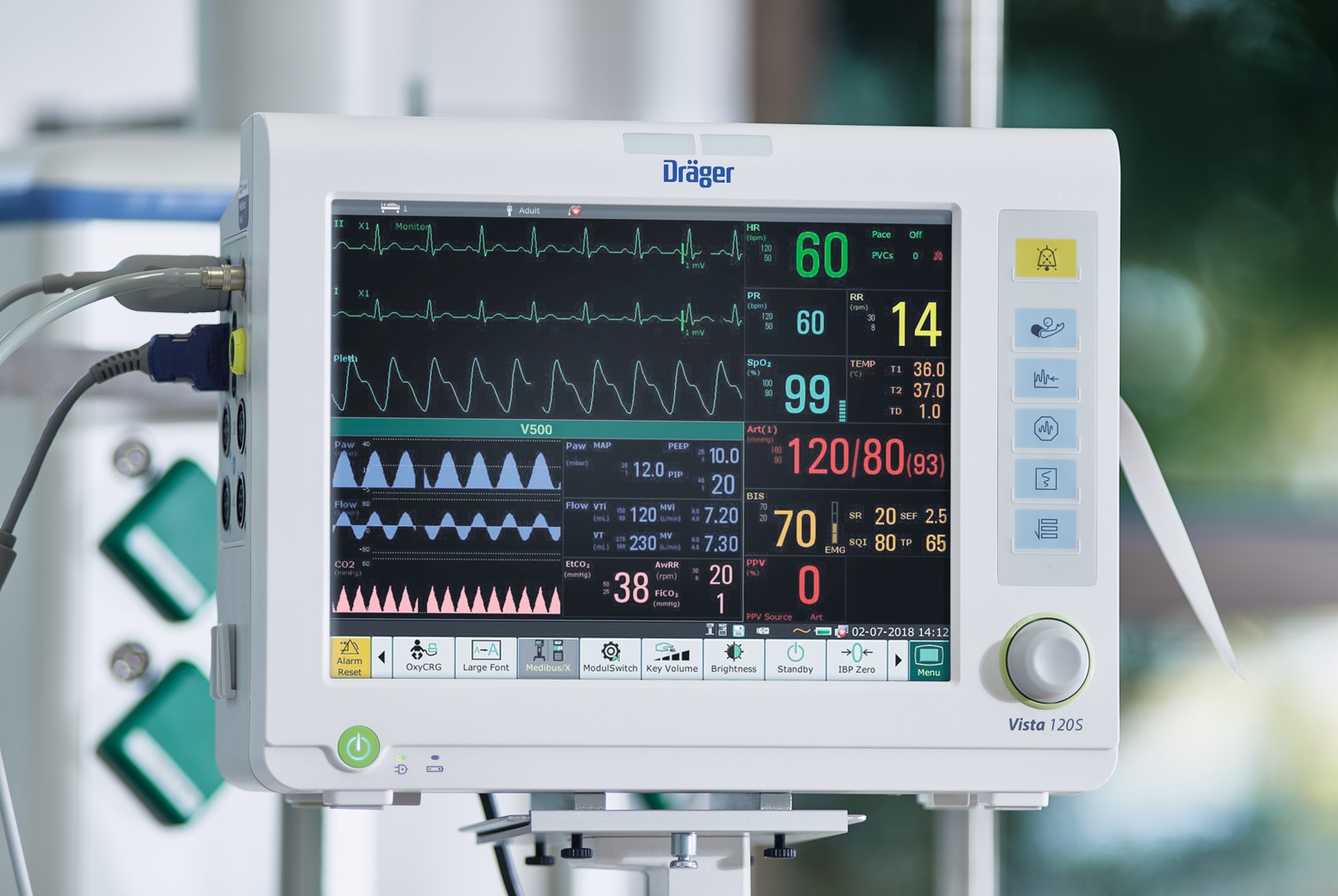 Kardiomonitory transportowe Dräger Vista 120 S