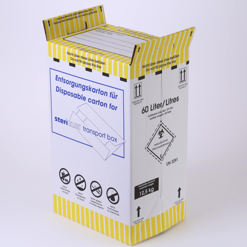 Kartony na odpady medyczne steriCLIN Kartony do utylizacji