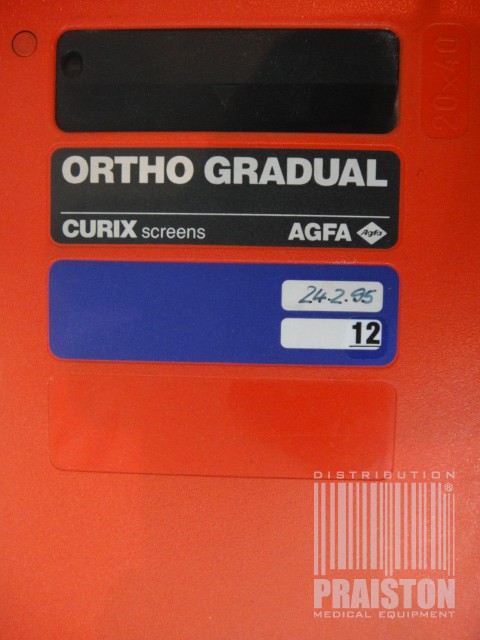 Kasety RTG do radiografii pośredniej używane AGFA ORTHO GRADUAL - Praiston rekondycjonowany