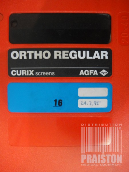 Kasety RTG do radiografii pośredniej używane AGFA ORTHO REGULAR - Praiston rekondycjonowany
