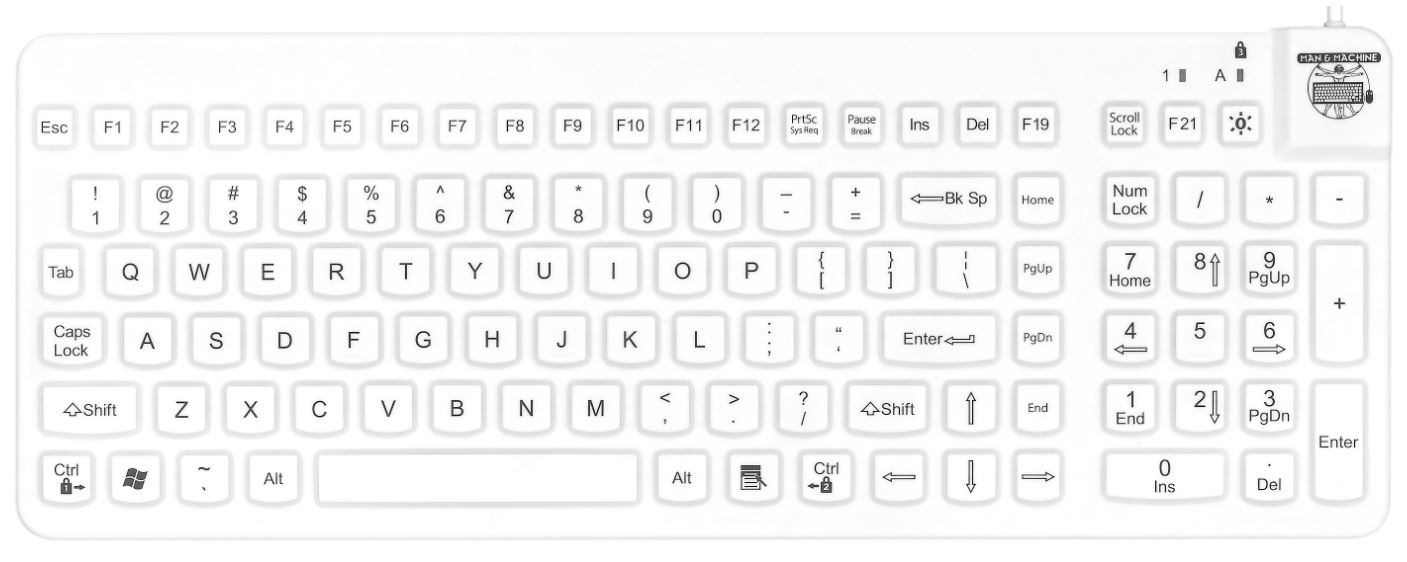 Klawiatury medyczne Man & Machine Really Cool