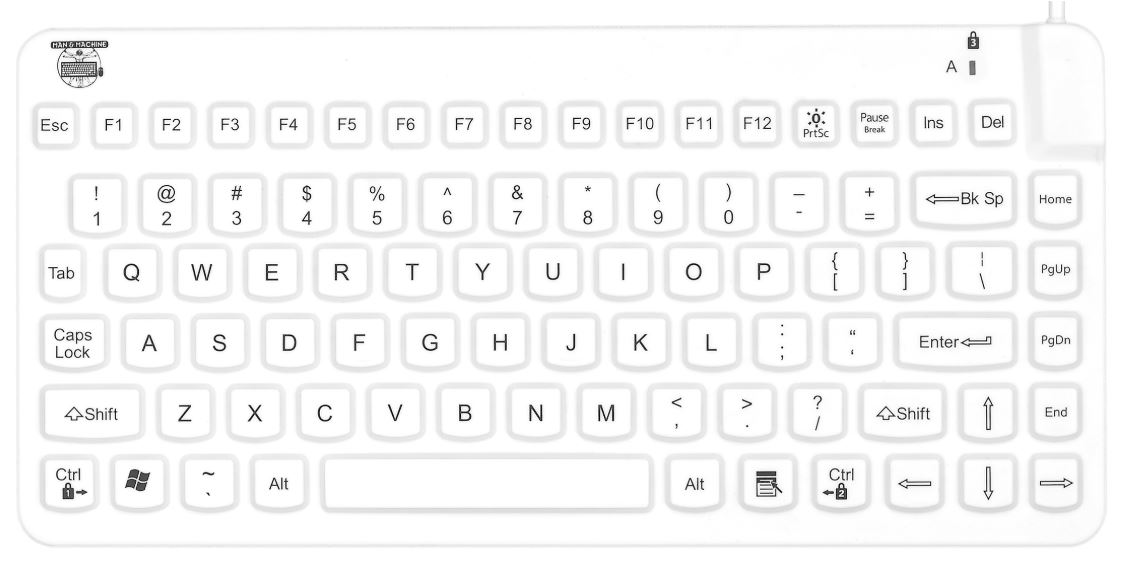 Klawiatury medyczne Man & Machine Slim Cool