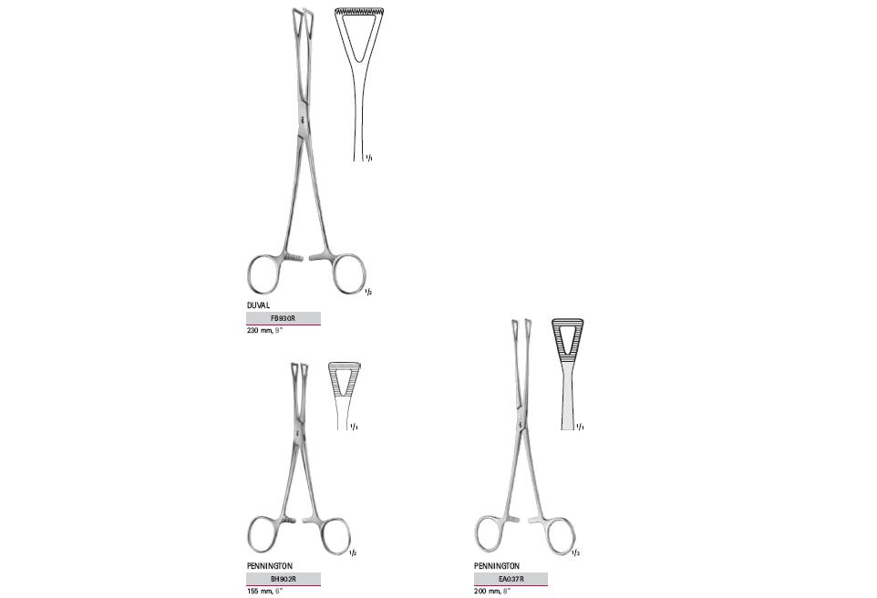 Kleszcze chirurgiczne i zabiegowe B.Braun Kleszcze do jamy brzusznej