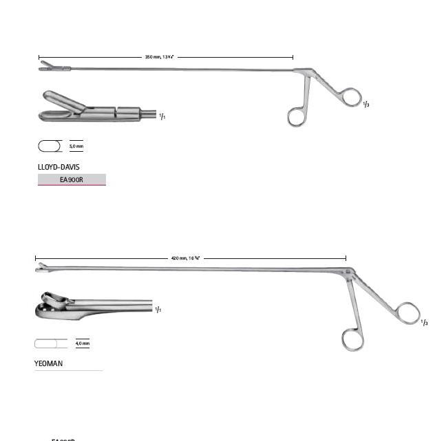 Kleszcze do rektoskopii B.Braun Kleszcze biopsyjne doodbytnicze