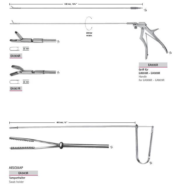 Kleszcze do rektoskopii B.Braun Kleszcze biopsyjne doodbytnicze