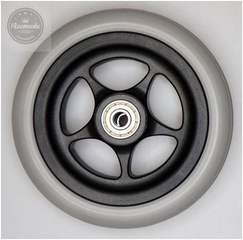 Koła do wózków inwalidzkich Recomedic K-125/30-5-PU-S