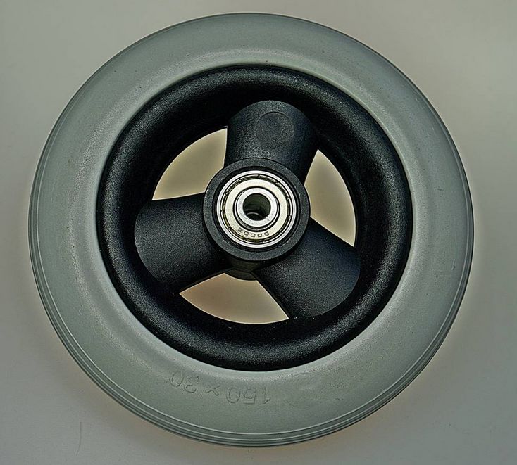 Koła do wózków inwalidzkich Recomedic K-150/30-3-PUS-P