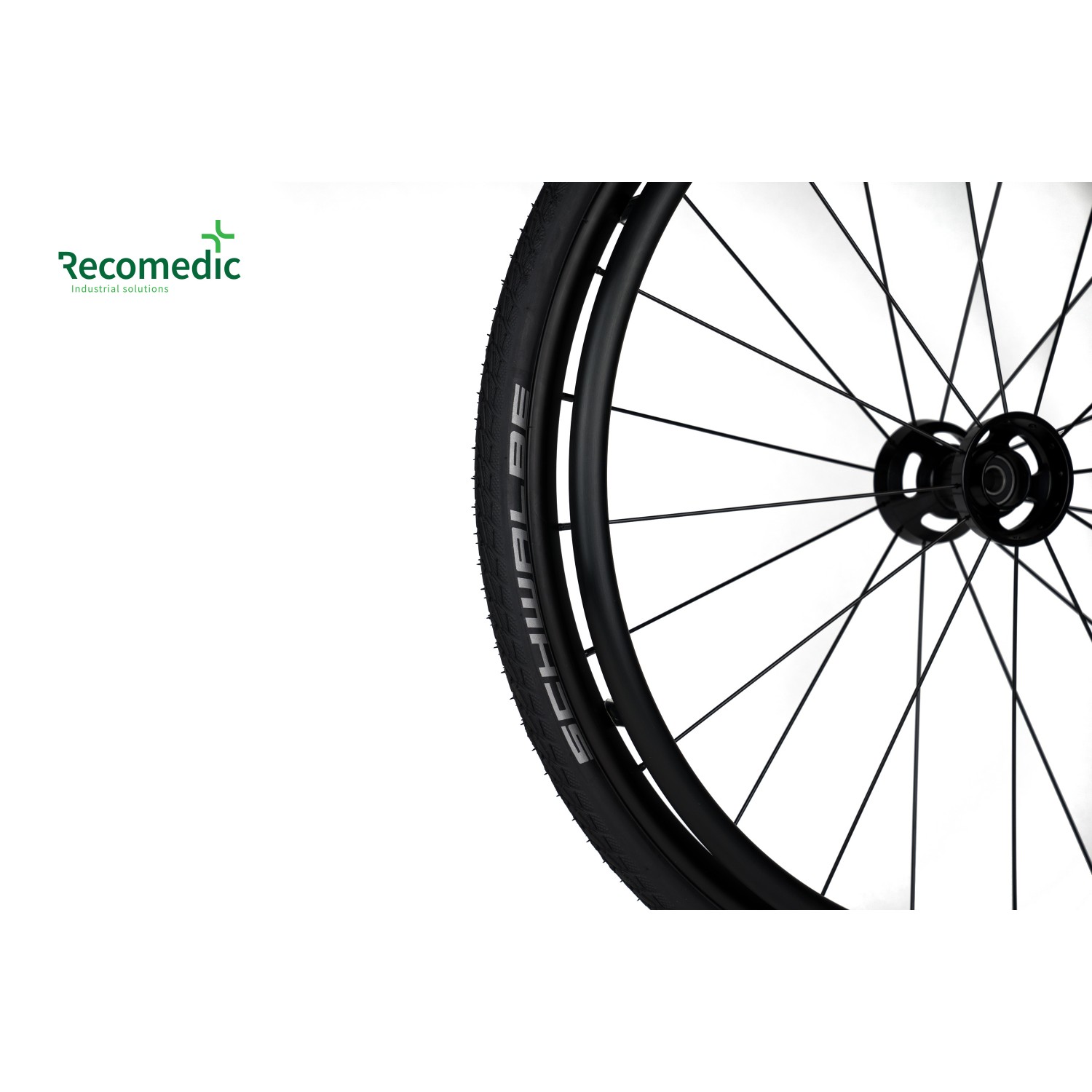 Koła do wózków inwalidzkich Recomedic K-24X1-CC79-MPE-C-1