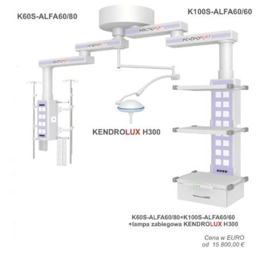 Kolumny pomocnicze B/D K60S-ALFA60/80+K100S-ALFA60/60+KENDROLUX H300