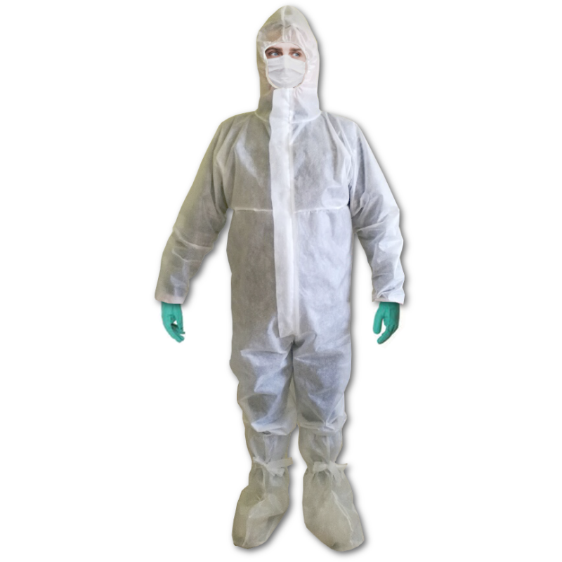 Kombinezony ochronne jednorazowe B/D ochronny / ochronny medyczny