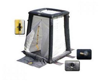 Komory do dezynfekcji osób, bramki, namioty, śluzy dezynfekcyjne Boxmet Kabina do dekontaminacji Boxmet Medical.