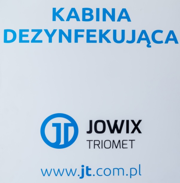 Komory do dezynfekcji osób, bramki, namioty, śluzy dezynfekcyjne Jowix Triomed EPIDEMIC 1 PREMIUM