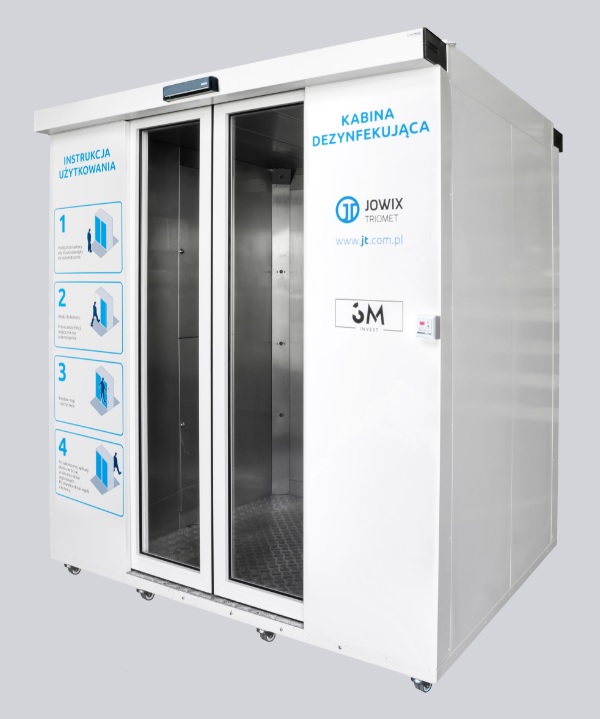 Komory do dezynfekcji osób, bramki, namioty, śluzy dezynfekcyjne Jowix Triomed EPIDEMIC 1 PREMIUM