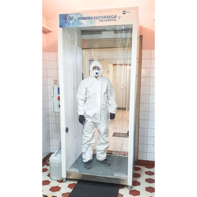 Komory do dezynfekcji osób, bramki, namioty, śluzy dezynfekcyjne MAXimus MX-HOSPITAL THERMO