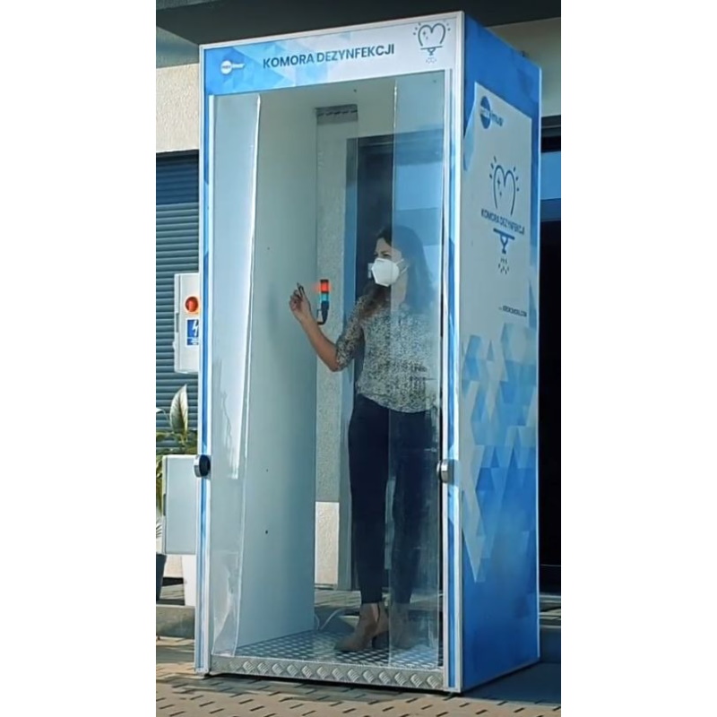 Komory do dezynfekcji osób, bramki, namioty, śluzy dezynfekcyjne MAXimus MX-HOSPITAL THERMO