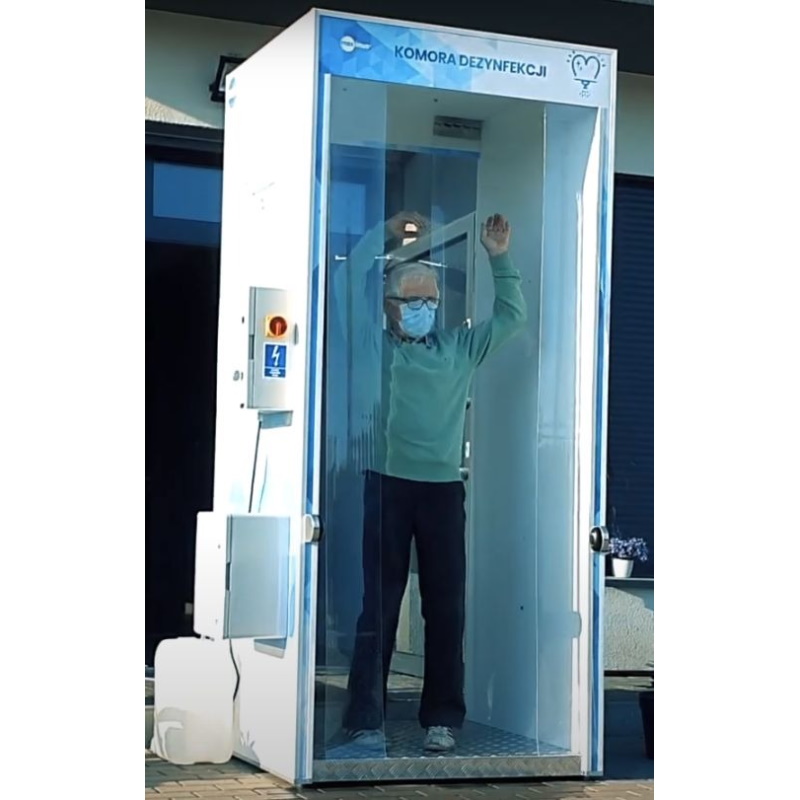 Komory do dezynfekcji osób, bramki, namioty, śluzy dezynfekcyjne MAXimus MX-HOSPITAL THERMO