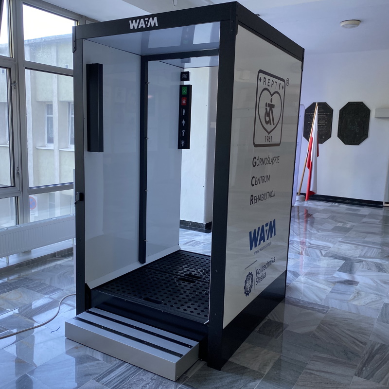 Komory do dezynfekcji osób, bramki, namioty, śluzy dezynfekcyjne WAAM Sp. z o.o. WAAM Gate Med 1.0