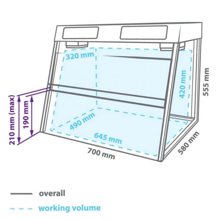 Komory do PCR Biosan UVT-B-AR