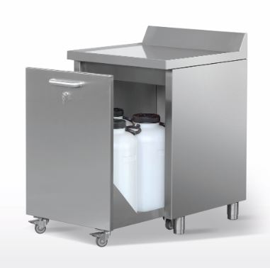 Kosze na odpady z pracowni medycyny nuklearnej COMECER SR4