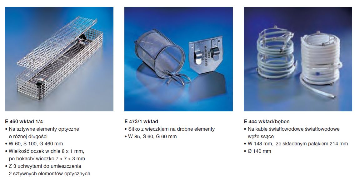 Kosze wsadowe i wózki do myjni medycznych Miele E 450/1