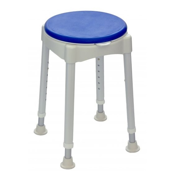 Krzesła i taborety prysznicowo - sanitarne Walzvital Obrotowy taboret do łazienki