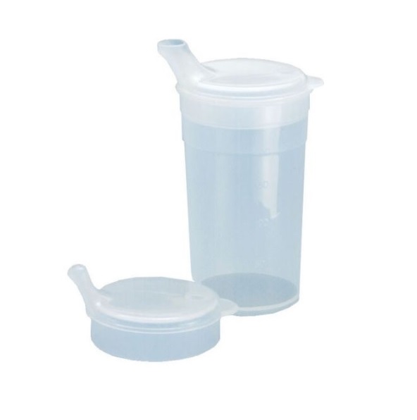 Kubki do picia dla pacjentów i osób niepełnosprawnych PDS CARE Kubek z uchwytem i dwoma ustnikami
