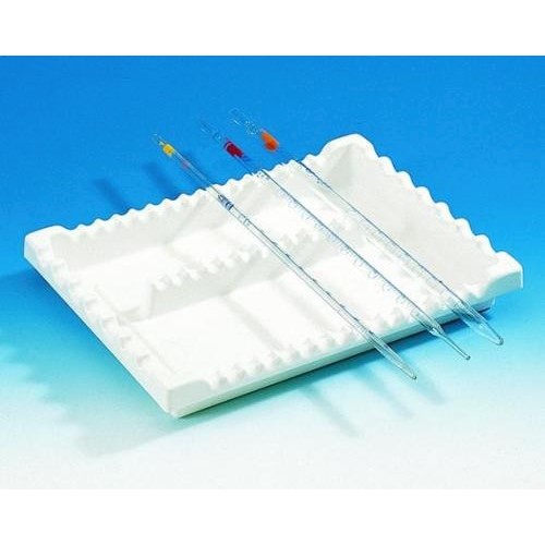 Kuwety, nosidła laboratoryjne Kartell PVC z przegrodami na pipety