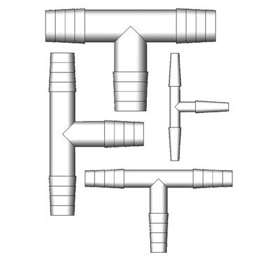 Łączniki do cewników, drenów VYGON T connectors