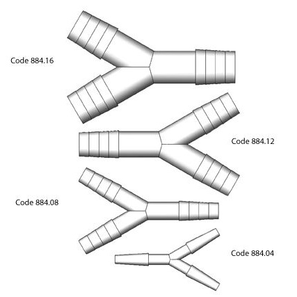 Łączniki do cewników, drenów VYGON Y connectors