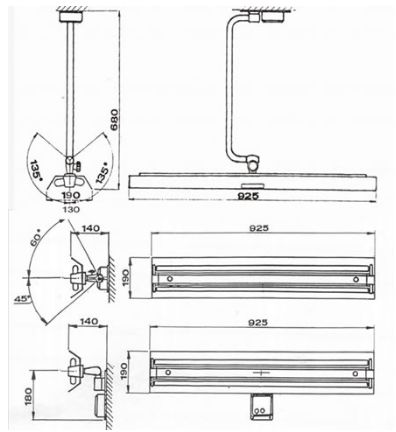 Lampy bakteriobójcze bezpośrednie BakMed LB-301.3