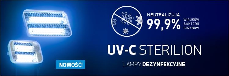 Lampy bakteriobójcze bezpośrednie STERYLIAiLED STERILION 72W