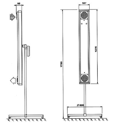 Lampy bakteriobójcze przepływowe BakMed PLB-552.2