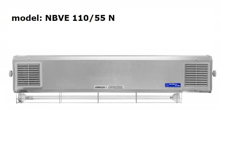 Lampy bakteriobójcze przepływowe ULTRAVIOL NBVE110N,  NBVE110S