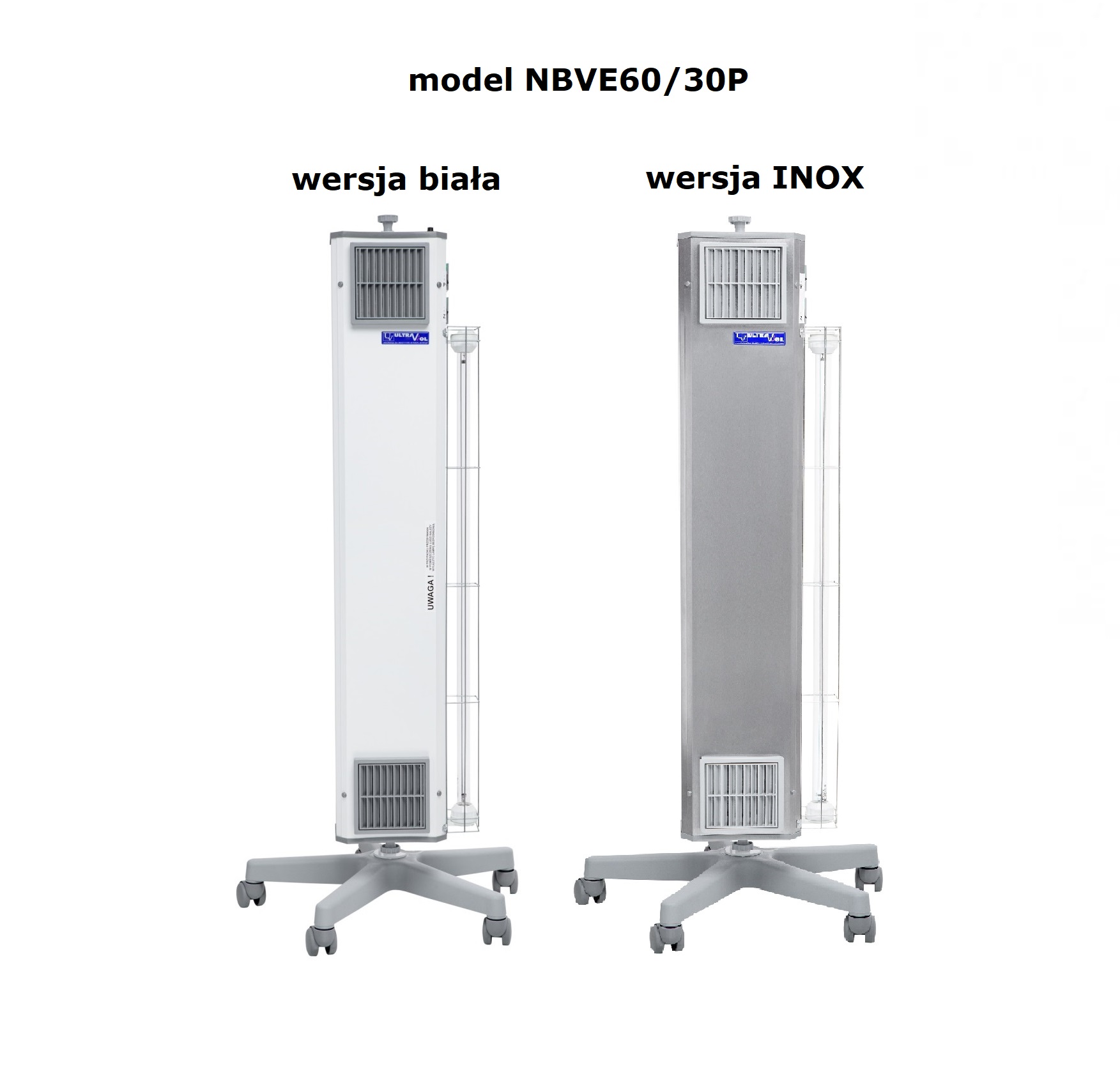 Lampy bakteriobójcze przepływowe ULTRAVIOL NBVE60/30N, NBVE60/30S
