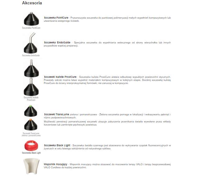 Lampy do polimeryzacji VALO Diodowa lampa polimeryzacyjna