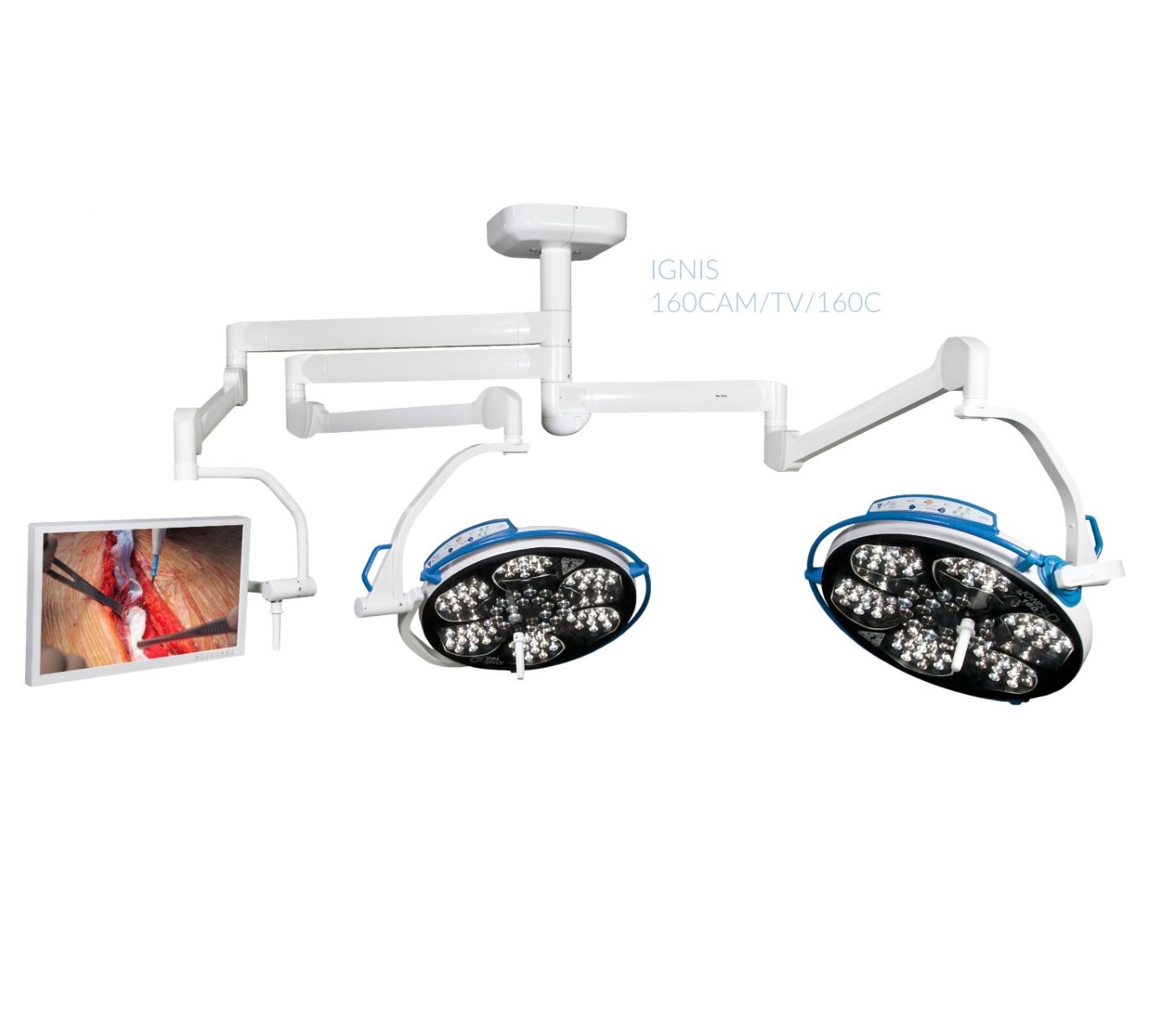 Lampy operacyjne podwójne FAMED ŁÓDŹ IGNIS 160/160 CAM