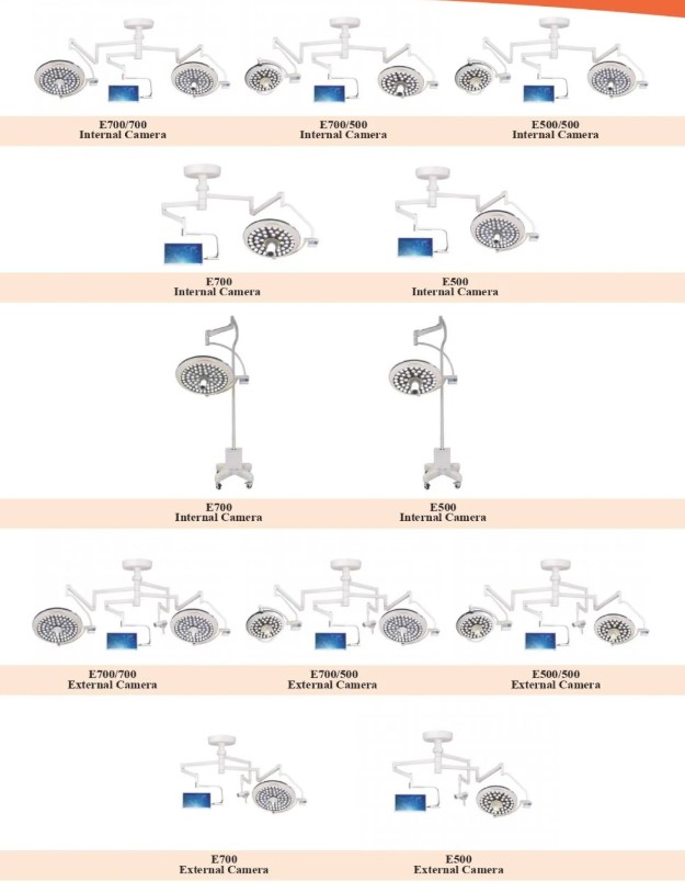Lampy operacyjne pojedyncze MICARE E700