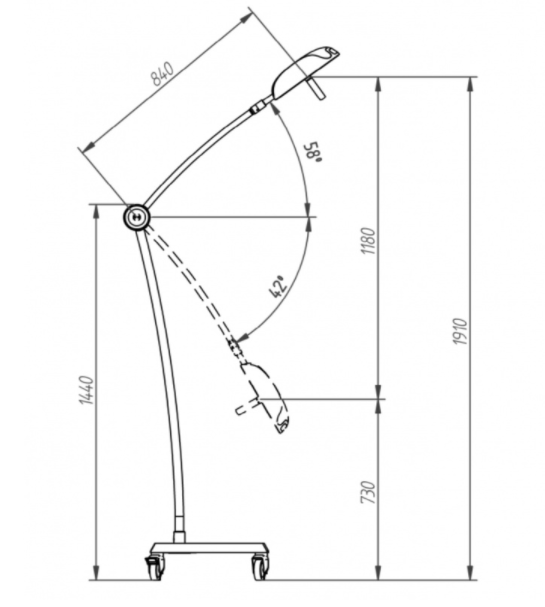 Lampy operacyjne pojedyncze Ordisi IGLUX IG-100 LED