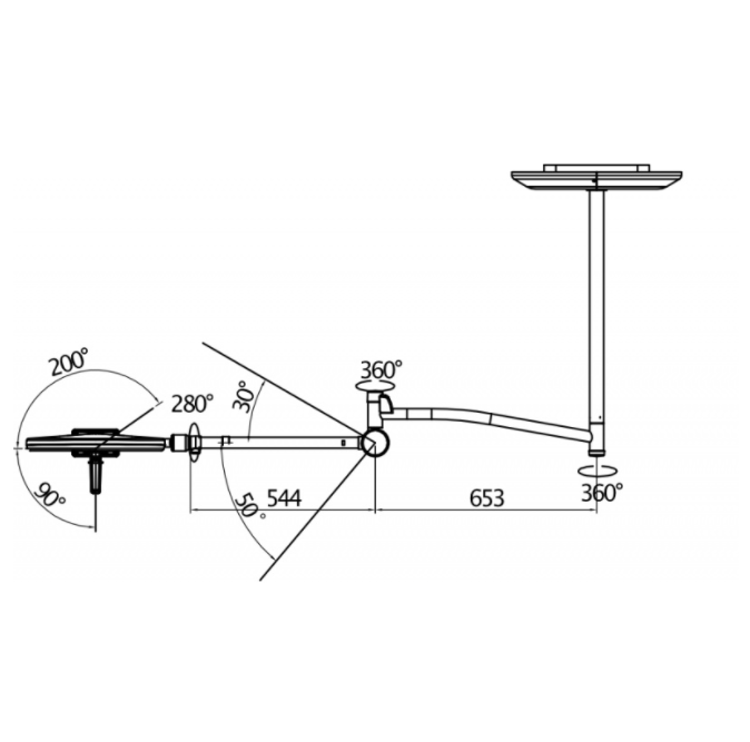 Lampy zabiegowe pojedyncze Luvis S300