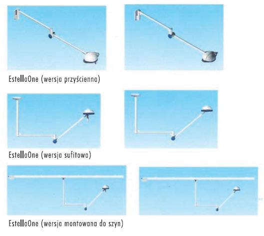 Lampy zabiegowe pojedyncze Mediland Estella ONE