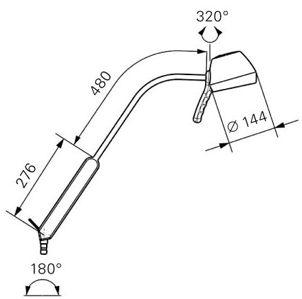 Lampy zabiegowe pojedyncze Provita LA-HAL-B-FLEX