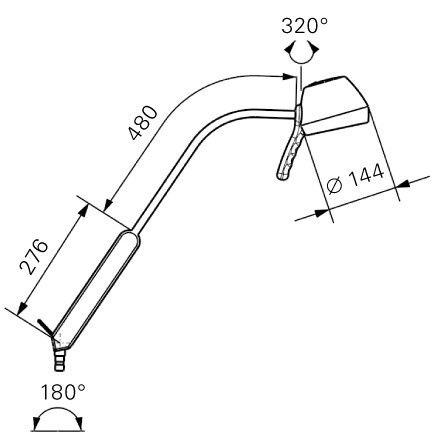 Lampy zabiegowe pojedyncze Provita LA-LED-B-FLEX