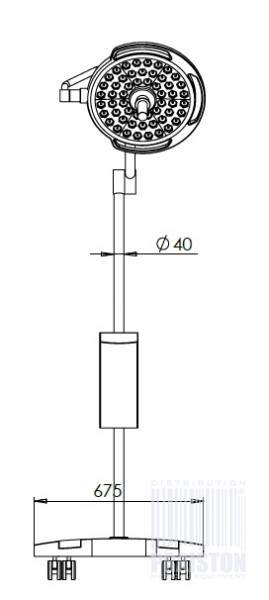 Lampy zabiegowe pojedyncze Uzumcu LED LD-5M (Mobilna)