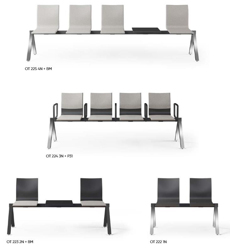 Ławki do poczekalni medycznych MEBLANT Orte