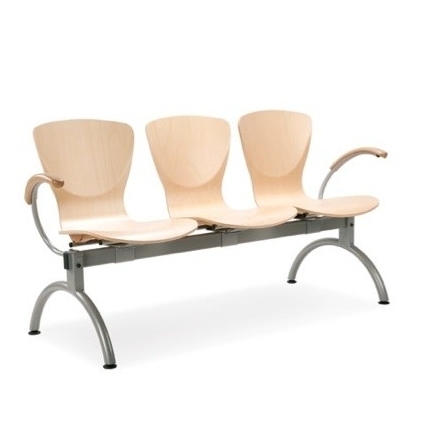 Ławki do poczekalni medycznych NOWY STYL BINGO ARMWOOD-3