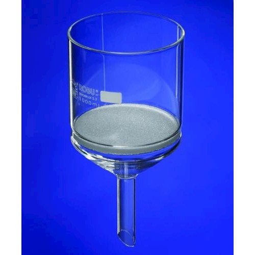 Lejki szklane i produkty do filtracji ROBU filtracyjny szkło borokrzemianowe 3.3