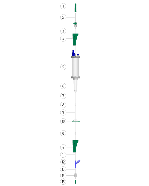Linie infuzyjne do pomp infuzyjnych Medima PD51, PD52