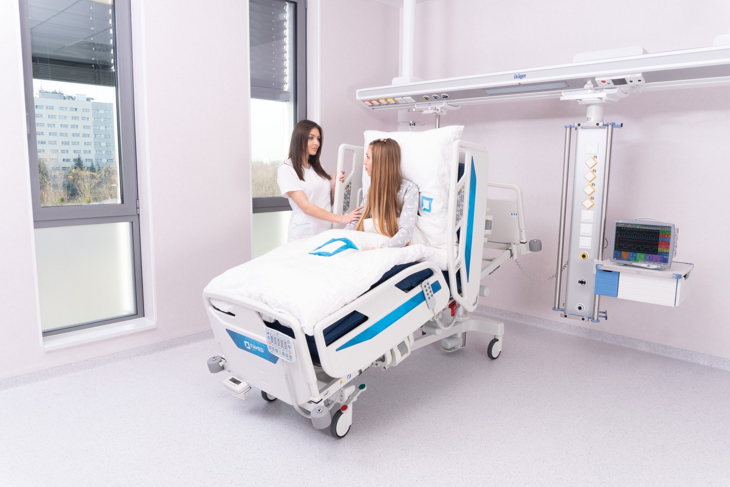 Łóżka do intensywnej terapii - Łóżka na OIT (OIOM) Famed Nano