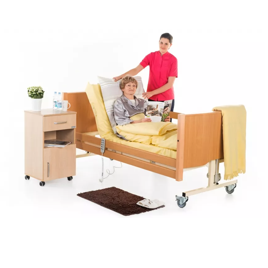 Łóżka rehabilitacyjne pozaszpitalne (do opieki długoterminowej) FORMED Szafran