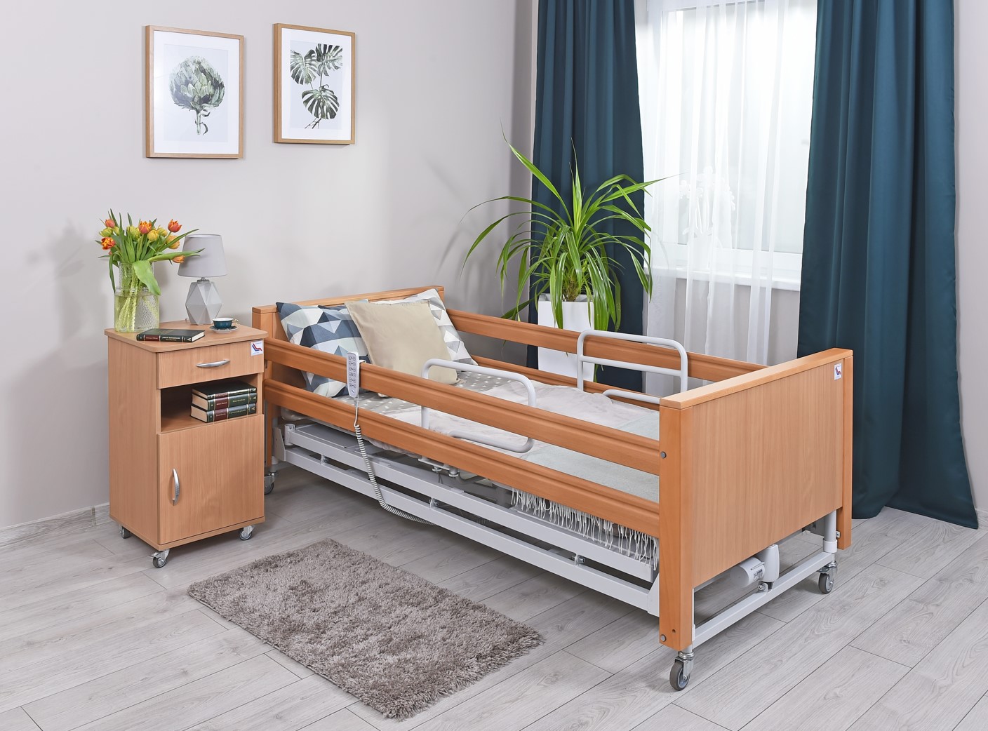 Łóżka rehabilitacyjne pozaszpitalne (do opieki długoterminowej) Metalowiec sp. z o.o. SABINA